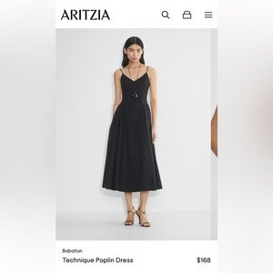 Babaton (Aritzia) Technique Poplin Dress. Worn once, like new. Size 0